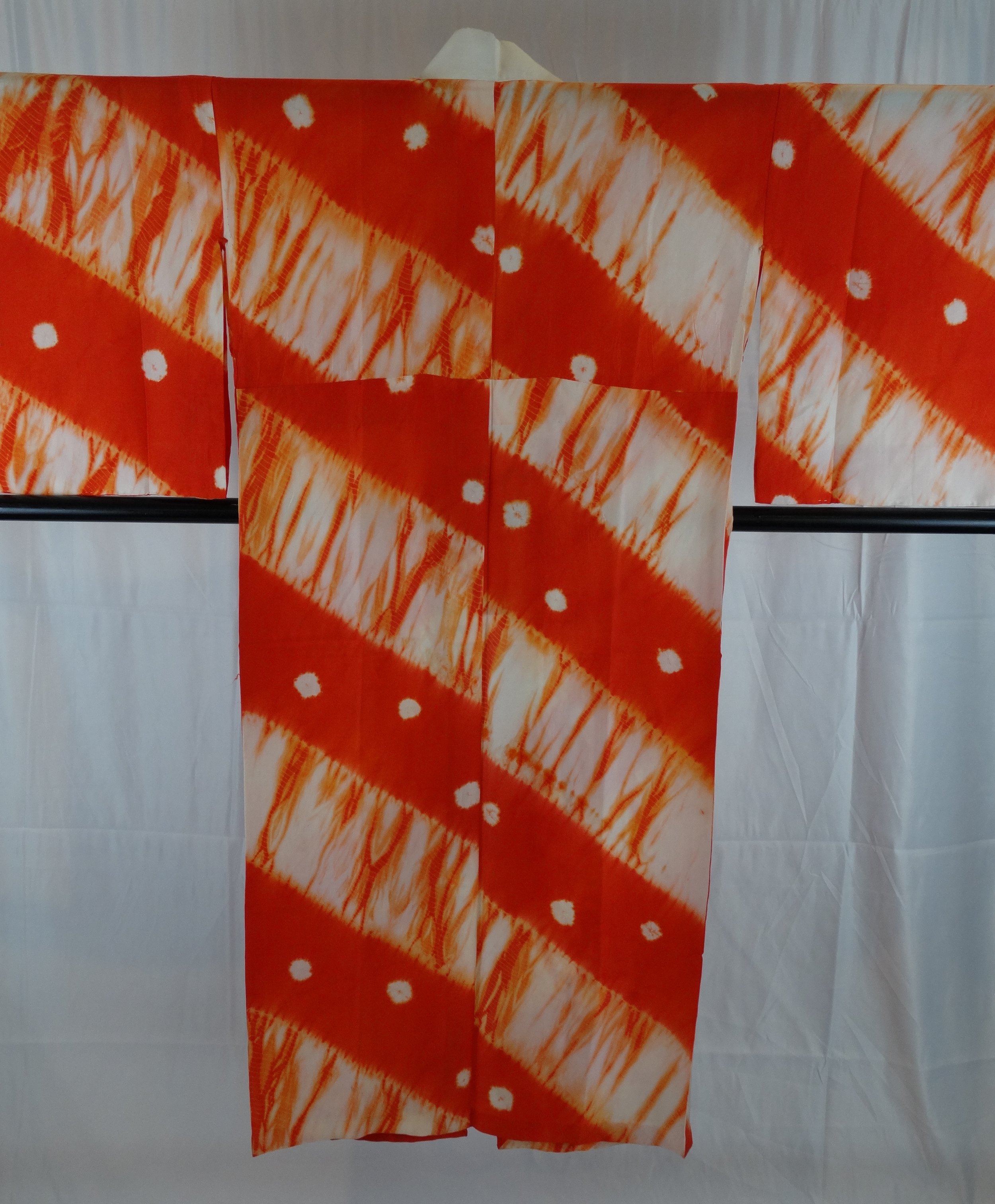 Vintage Silk Nagajyuban – Itajime