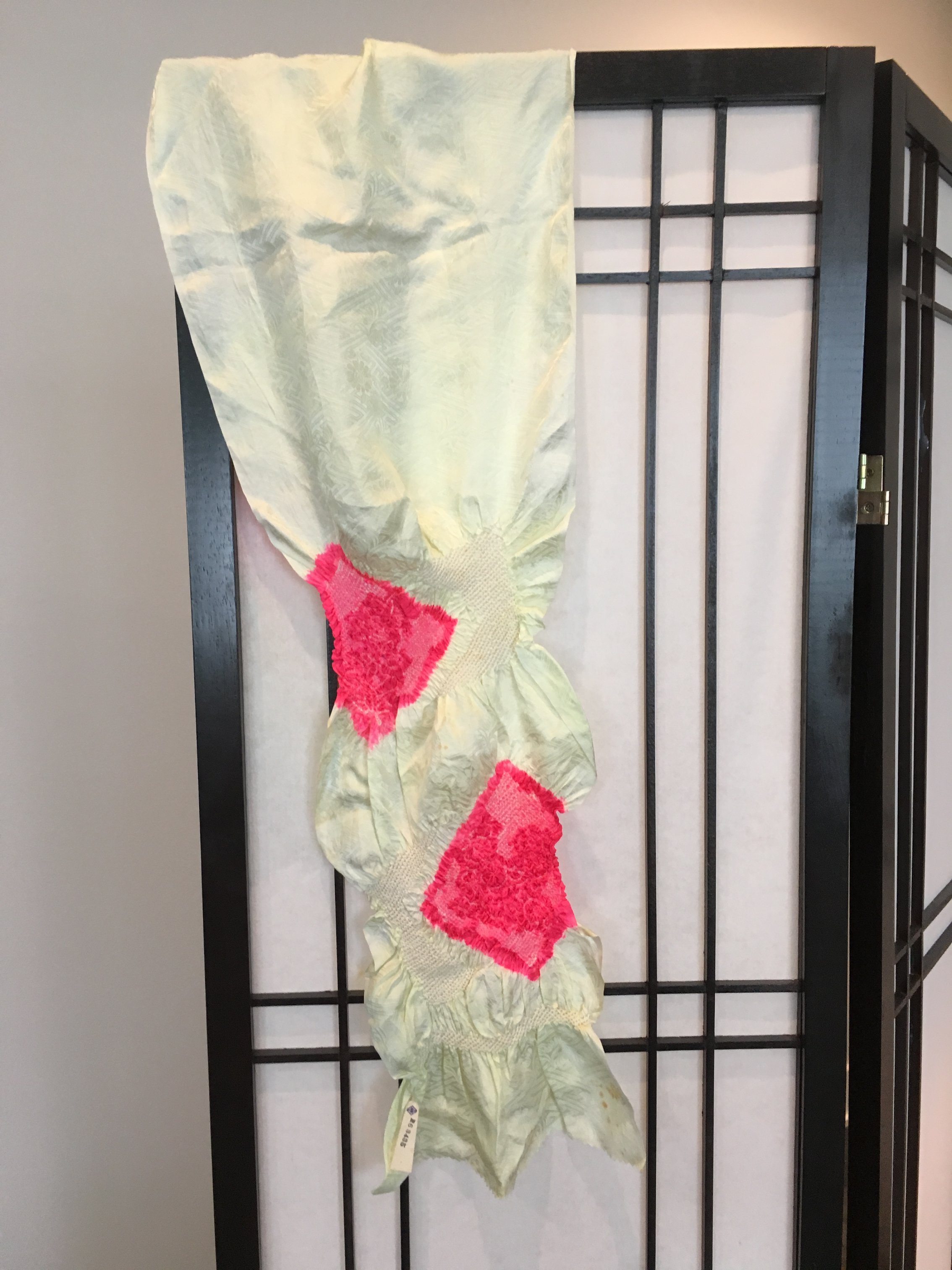 Vintage Silk Obiage (obi sash / obi scarf)