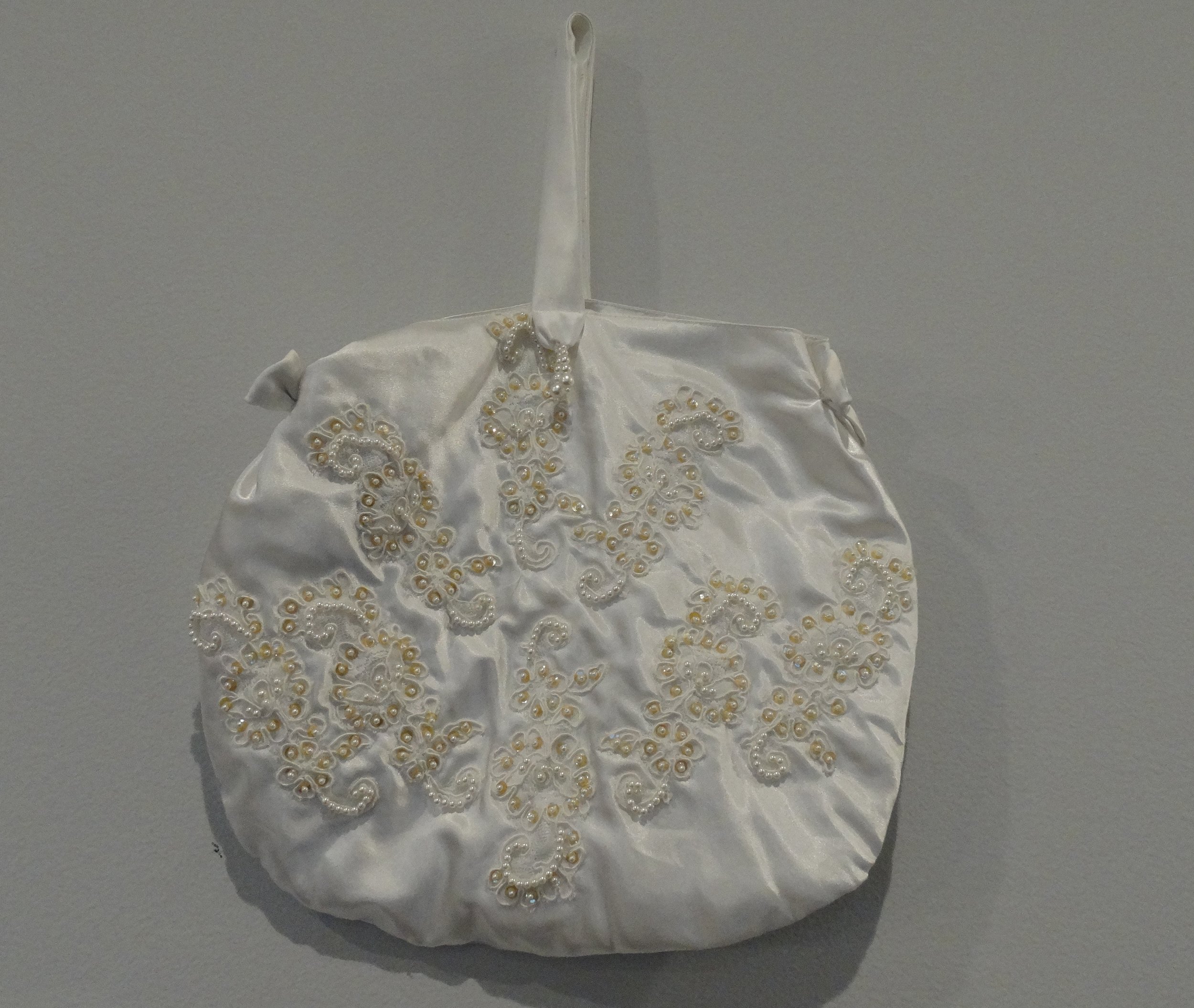 Vintage Wedding Dress Remake Tote