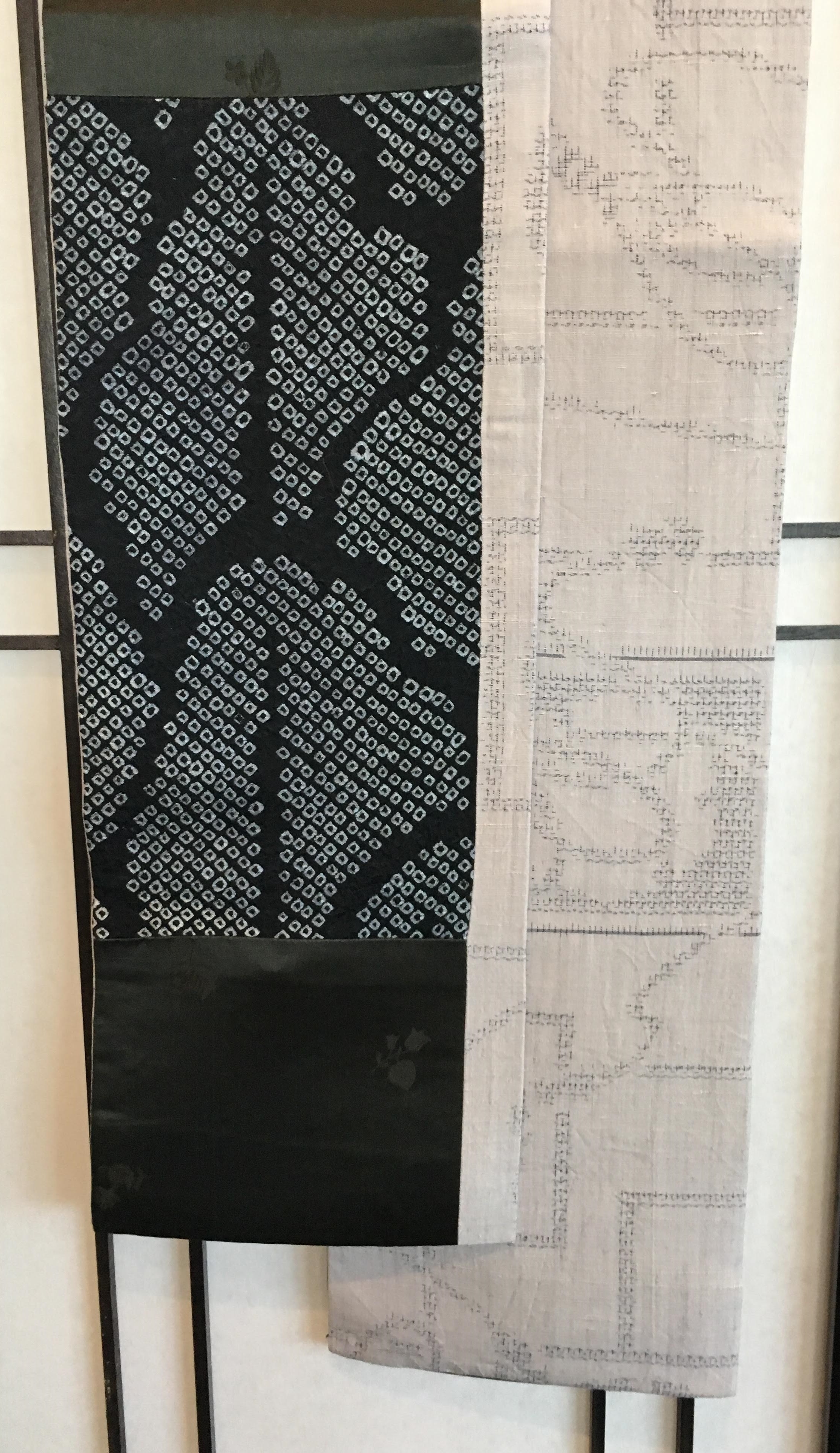 Hanhaba Obi / Half Width Obi – For Yukata (Hand Made 100% vintage Silk)