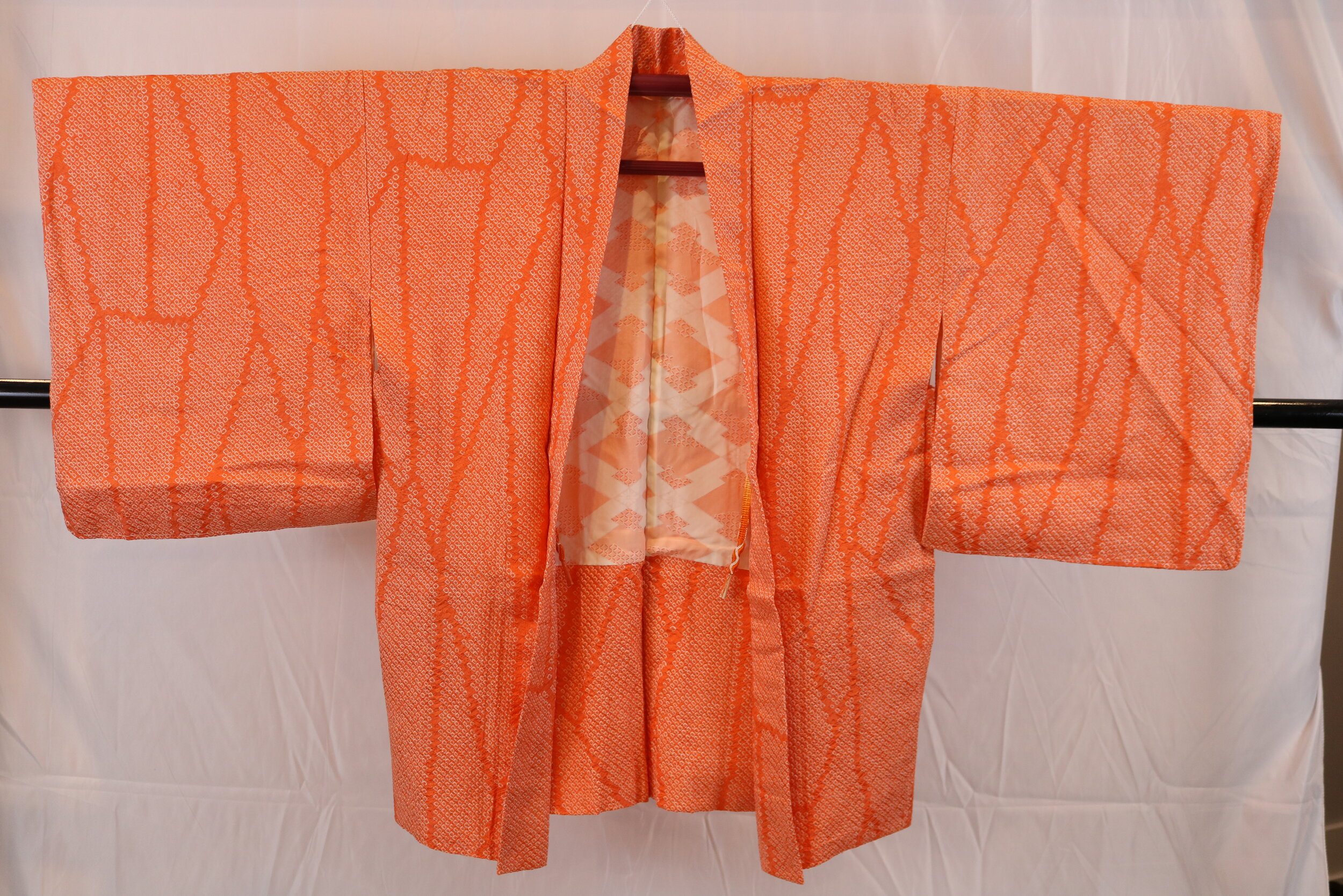 Haori – Shibori, Orange Jacket